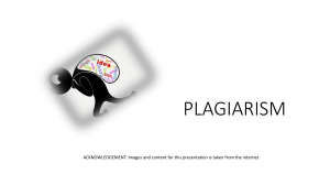 plagiarism