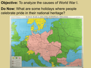 The Assassination of Archduke Franz Ferdinand