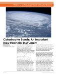 Catastrophe Bonds: An Important New Financial Instrument
