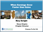 6A When Earnings Grow Faster than Sales Mary