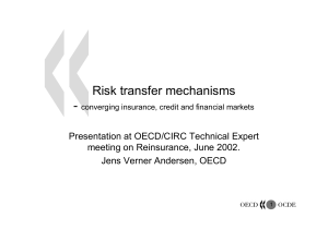 Risk transfer mechanisms