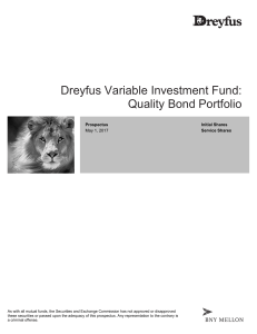 Dreyfus Variable Investment Fund: Quality Bond Portfolio