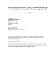 The Long-Run Effect of Taxes, Prices, and the Interest Rate on the