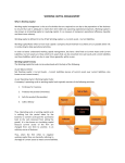 WORKING CAPITAL MANAGEMENT What is Working Capital