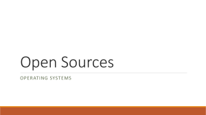 Open Sources