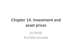 Chapter 14. Investment and asset prices