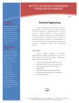 Master of Science in Financial Engineering