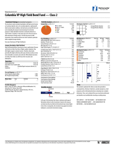 Columbia VP High Yield Bond Fund — Class 2