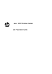 Latex 3000 Printer Series Site Preparation Guide
