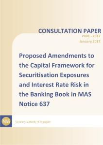 Amendments to the Capital Framework for Securitisation Exposures