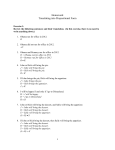 Homework Translating into Propositional Form Exercise 1: Review