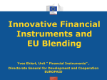 Innovative Financial Instruments and EU Blending