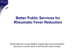 Better Public Services for Rheumatic Fever Reduction