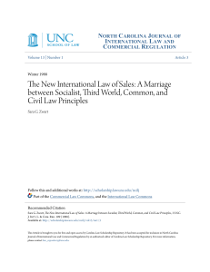 A Marriage between Socialist, Third World, Common, and Civil Law