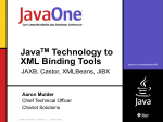 XML Binding - Chariot Solutions