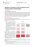 Questions and answers on the tax agreement with Germany and the