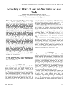 Modelling of Boil-Off Gas in LNG Tanks