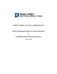 FRONT STREET TACTICAL BOND FUND Interim Management