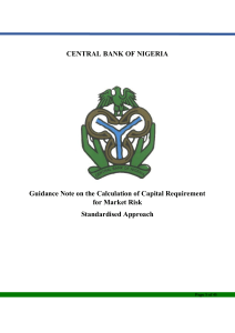 Guidance Note on the Calculation of Capital Requirement for Market