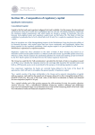 Section III Composition of regulatory capital