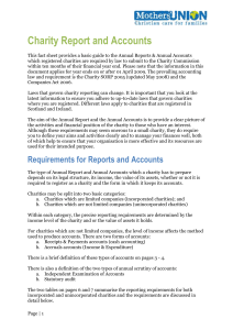 Independent Examination of Accounts