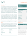 Cap Sustainable Growth Fact Sheet