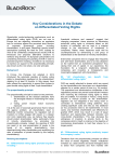 Key Considerations in the Debate on Differentiated