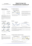 Marginal leverage ratio as a monitoring tool of