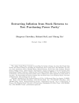 Extracting Inflation from Stock Returns to Test Purchasing Power Parity