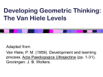 Developing Geometric Thinking: The Van Hiele Levels
