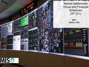 Market Settlements Virtual and Financial Schedules (VF 201)