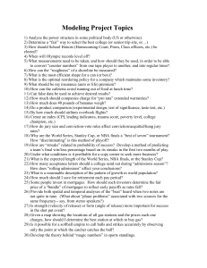 1) Analyze the power structure in some political body (US or