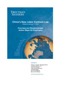 china`s new labor contract law