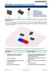KMY/KMZ Linear Magnetic Field Sensors