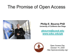 The Promise of Open Access