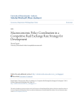 Macroeconomic Policy Coordination in a Competitive Real