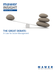 A Case for Active Management - Mawer Investment Management