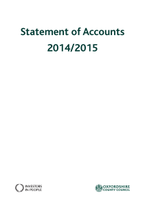 Statement of Accounts 2014/2015