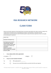 rsa research network claim form