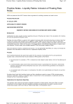 Liquidity Ratios: Inclusion of Floating Rate Notes