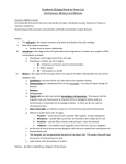 Academic Biology Need to Know List Cell Division: Mitosis and