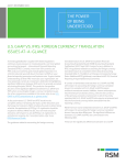 US GAAP vs. IFRS: Foreign currency translation issues at-a