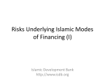 Risks Underlying Islamic Modes of Financing