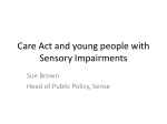 Care Act and deafblind support