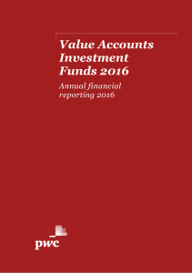 Value Accounts Investment Funds 2016