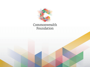 Commonwealth Foundation - 2013 Commonwealth Local