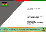kenya energy sector institutional framework