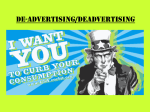 De-advertising/Deadvertising