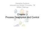 Chapter 3 Process Description and Control