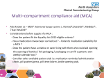 Multi*compartment compliance aids